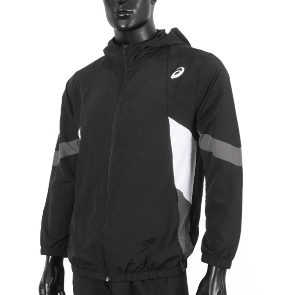 Asics 連帽外套 男 平織外套 黑 2033B671001 蝦皮購物
