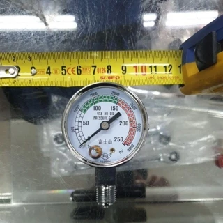 錶頭，存量錶 各規格富士山調整器用壓力錶.存量錶-2分牙(1/4")（含稅價）