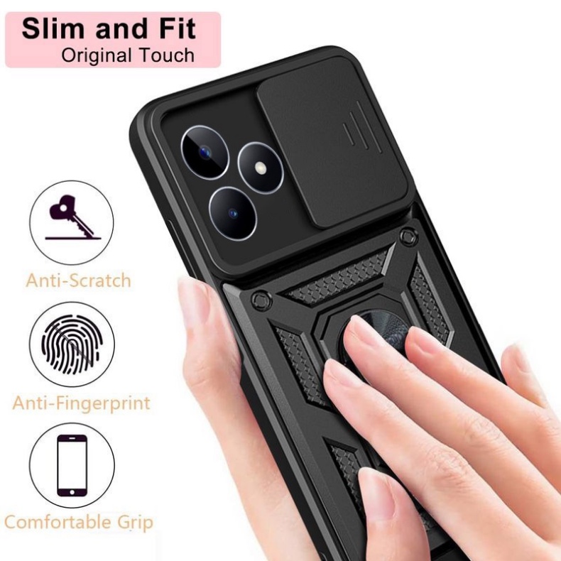 Realme C53 支架環支架外殼 hp Realmi Real Me C51 Note 50 53C 4G 滑動推式 | 蝦皮購物