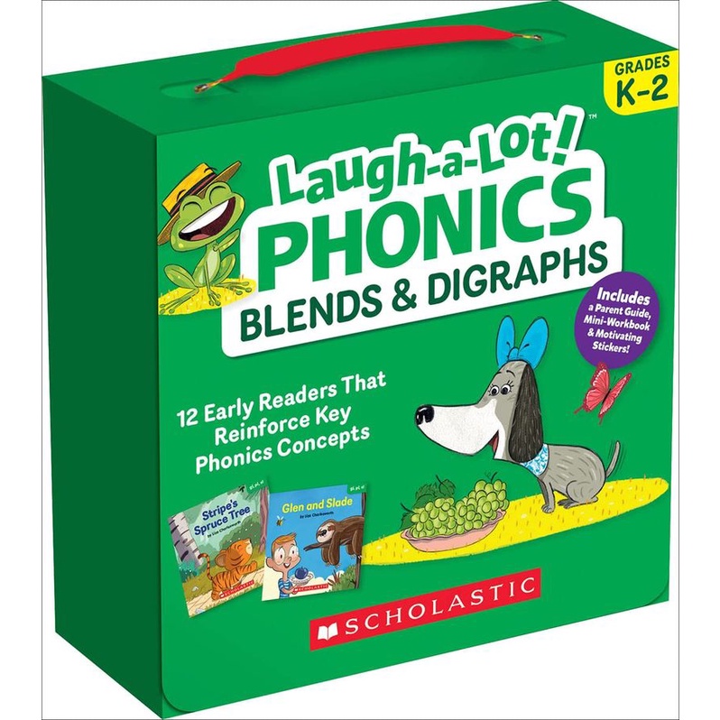 Laugh-a-Lot Phonics: Blends & Digraphs (Parent Pack/+Stickers/12冊合售 ...