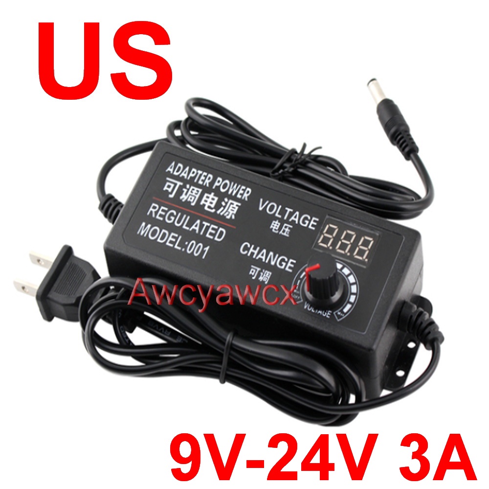 DC 3V 4.5V 5V 6V 7.5V 8V 9V 12V 15V 24V 1A 2A 3A 5A 可調压電源適配器 | 蝦皮購物