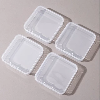 台湾出貨🔥透明小盒子 耳塞盒 飾品配件盒 透明小方盒 透明塑膠盒 飾品盒 耳環盒 戒指盒 零件盒 收納盒 居家生活