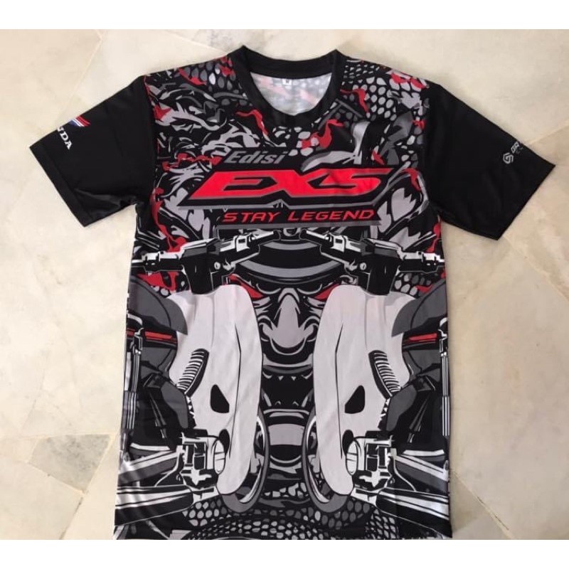 T 恤 Ex5 Vira Dream Member Baju 平紋針織 T 恤 Motor Ex5 !!️100% 乾式 | 蝦皮購物