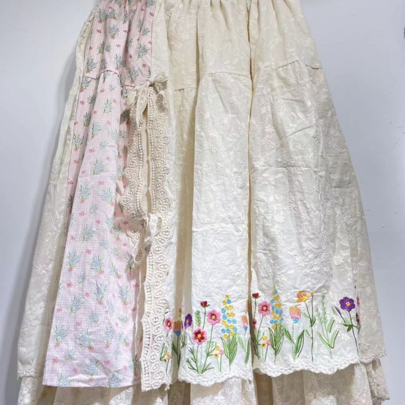 <減價清貨> Shizuka Dress 可愛圓領拼色A字連身裙 -Purple Pink 粉紫色 (CB576)