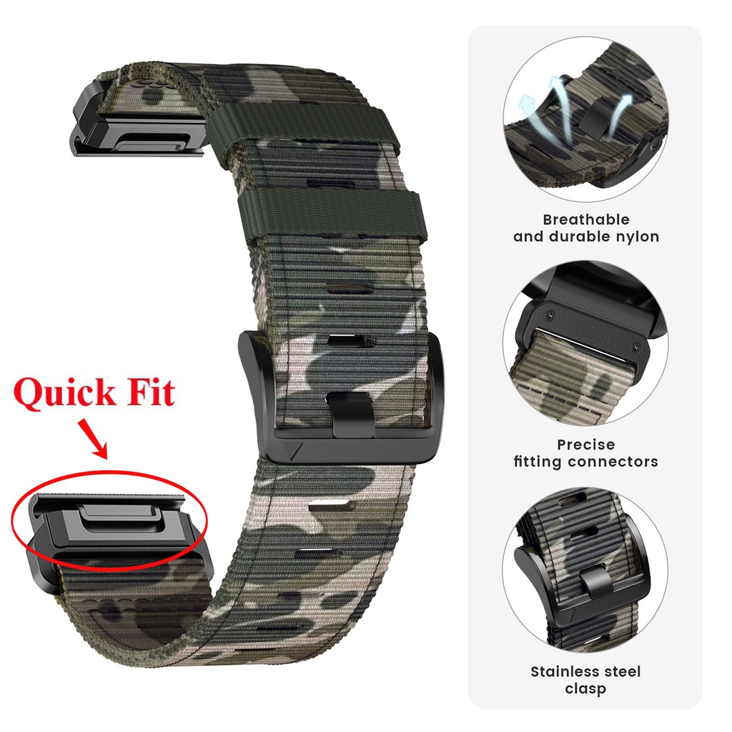 Cinturino in pelle per orologio in silicone per Tactix 7 Pro/Epix 2