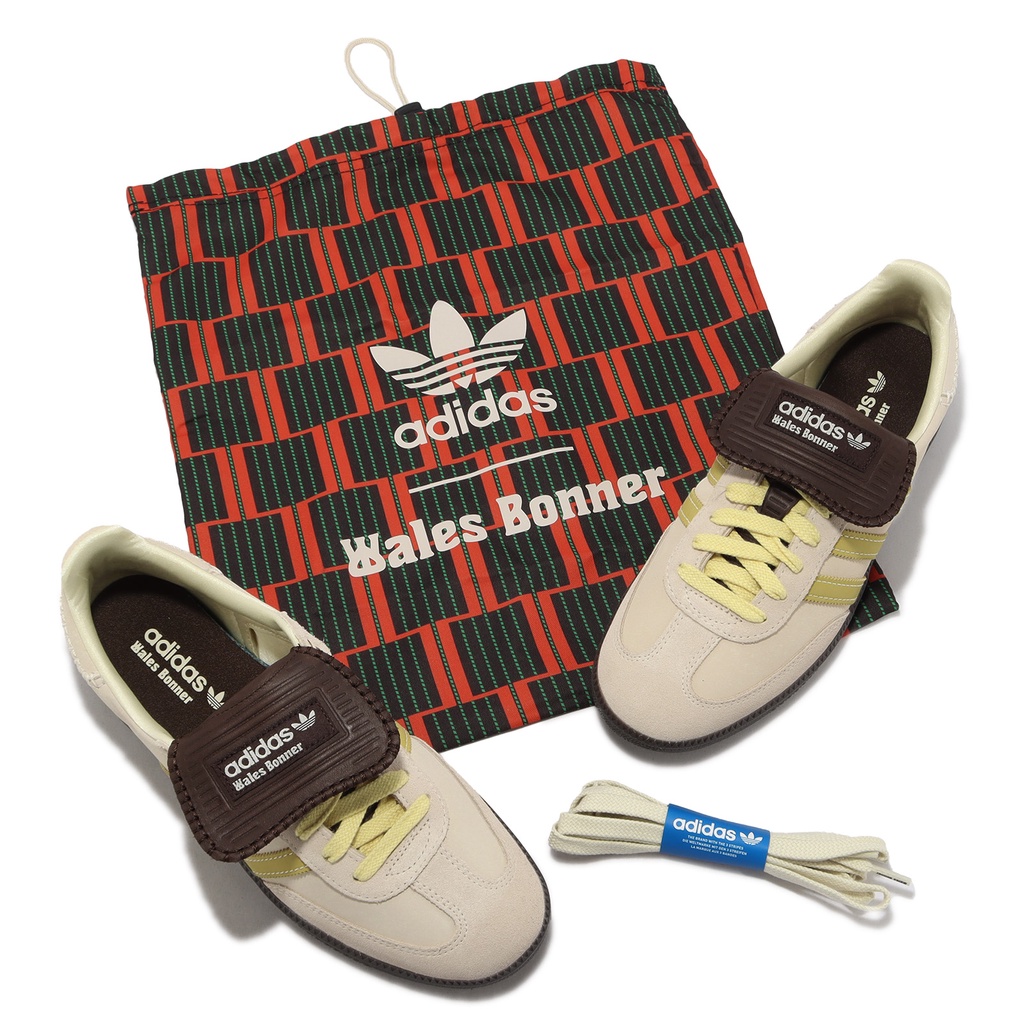 adidas X Wales Bonner Samba Nubuck 聯名款米黃男女鞋愛迪達ACS