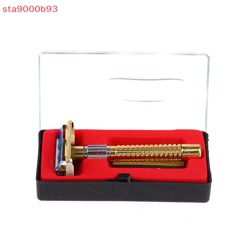 {Sta9000b93} 復古風格安全剃須刀帶新工具剃須刀加工盒 | 蝦皮購物