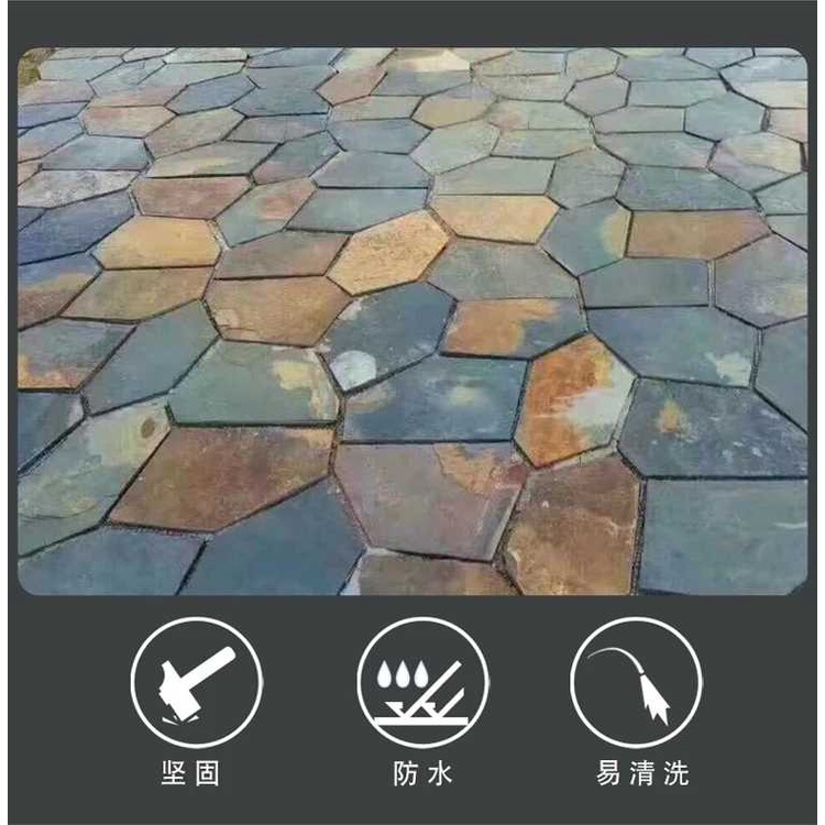 【廠家直銷】天然青石板別墅庭院冰裂紋不規則碎拼花戶外花園陽台花崗岩防滑磚不規則青石板室外防滑仿古文化石庭院別墅花園地磚 | 蝦皮購物
