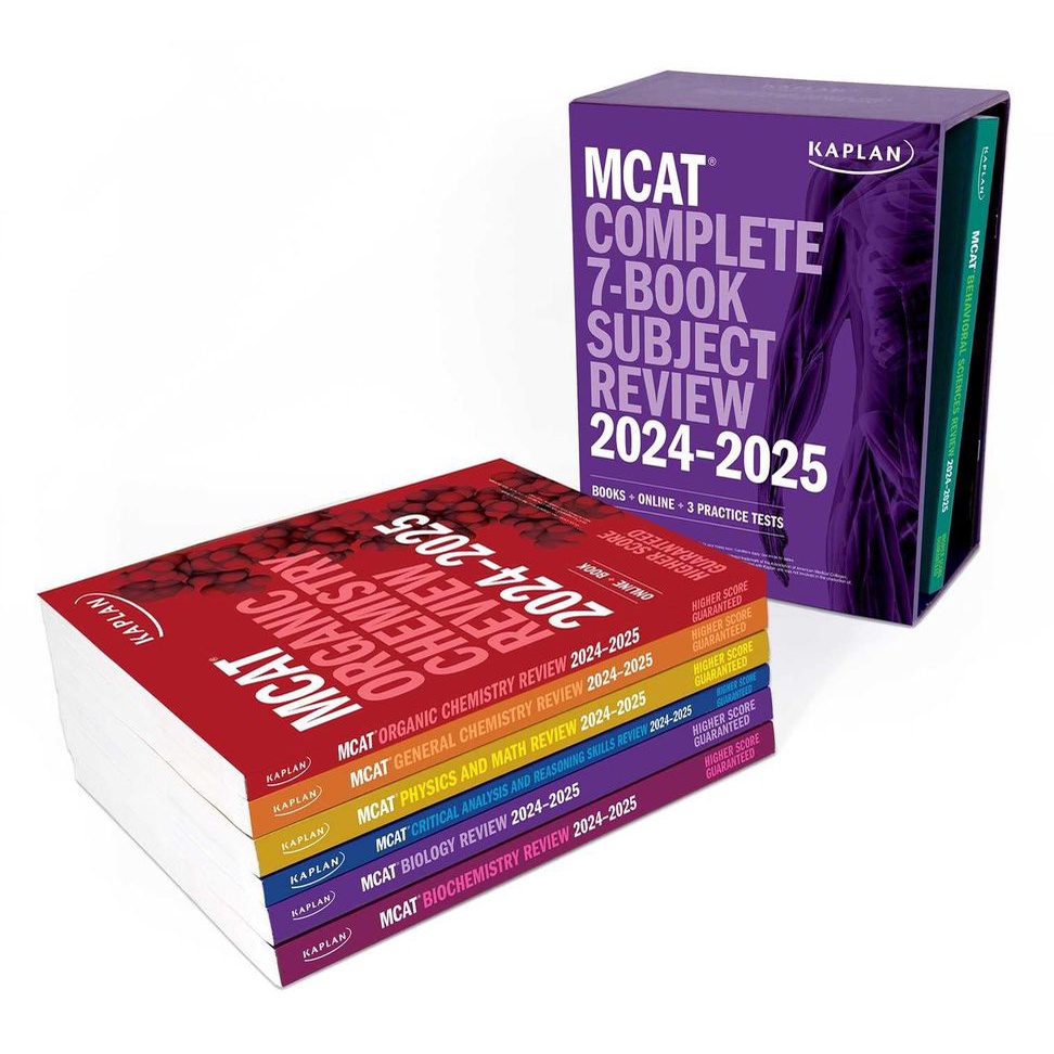 MCAT Complete 7-Book Subject Review 2024-2025: Books+Online+3 Practice ...