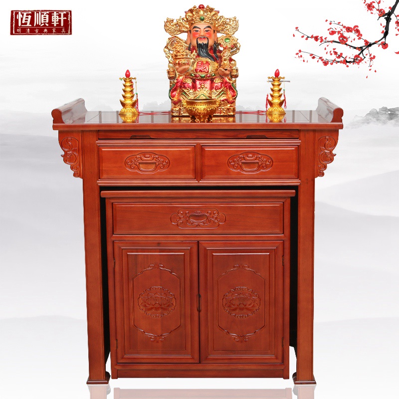 供桌佛台家用實木供奉桌中式大廳寺廟農村財神爺神台簡約現代案桌 神明桌 神桌 供桌 佛桌 祖先桌 公媽桌 | 蝦皮購物
