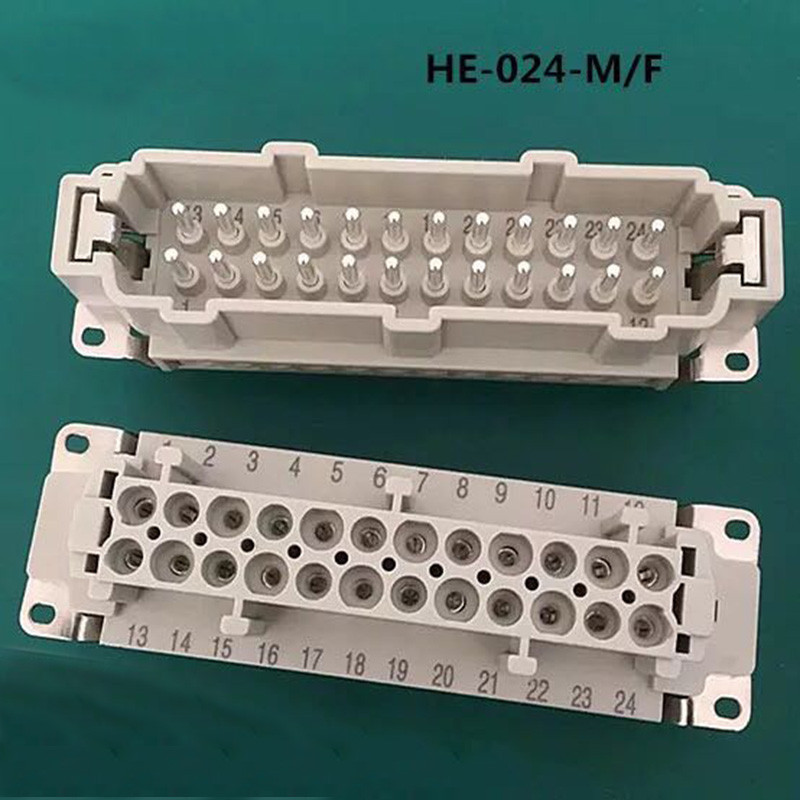重載連接器工業航空插頭內部 24-PIN HDC-HE-024-M hot runner | 蝦皮購物
