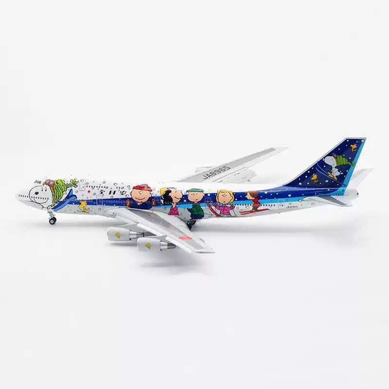 SQ Wings 1/200 全日空Boeing 747-400D JA8965 史努比彩繪機金屬