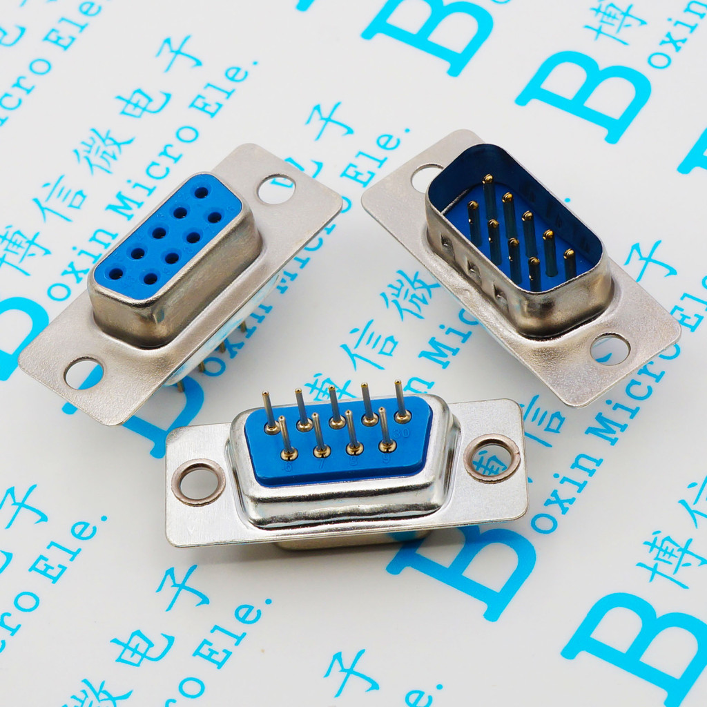 DP9 直腳180度立式 光孔 9針串口插頭 DB9公母座 RS232插座插板式 | 蝦皮購物