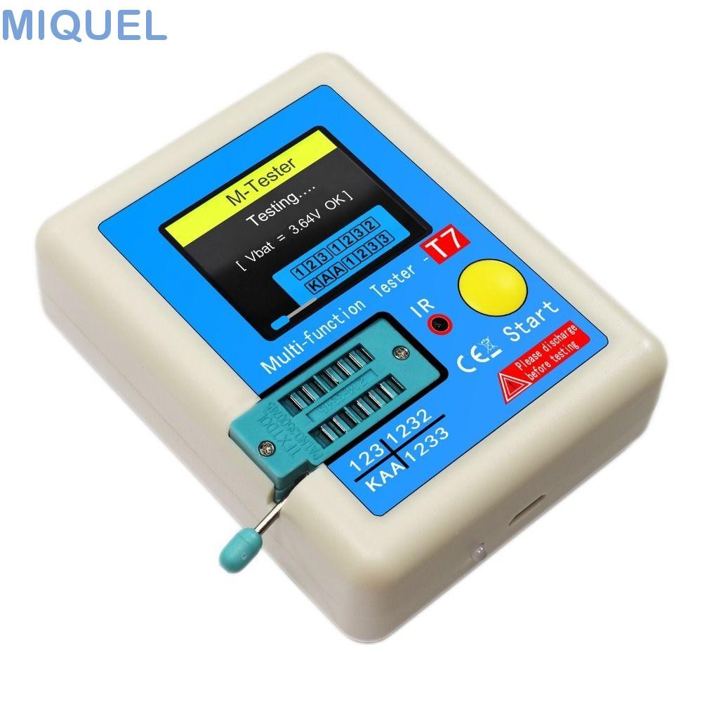 MIQUEL電阻測試儀,LCR-T7萬用電表電晶體表,全彩顯示屏血沉MOS/PNP/NPN電氣測試儀 | 蝦皮購物