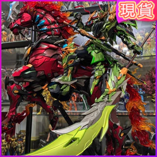 [需宅配]玩具 組裝模型 高達拚裝模型 手辦 機甲人 (國潮圓夢)摩動核趙雲呂布敖丙高達白雪姬哪吒白虎拚裝隨機髮