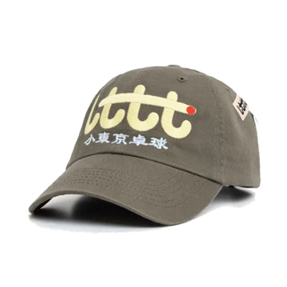 たろう　2/24 【Y2K】LTTT 小東京卓球 キャップ カーキ 2024SS LTTT CAP 小東京桌球Y2K 老帽帽子破壞現貨