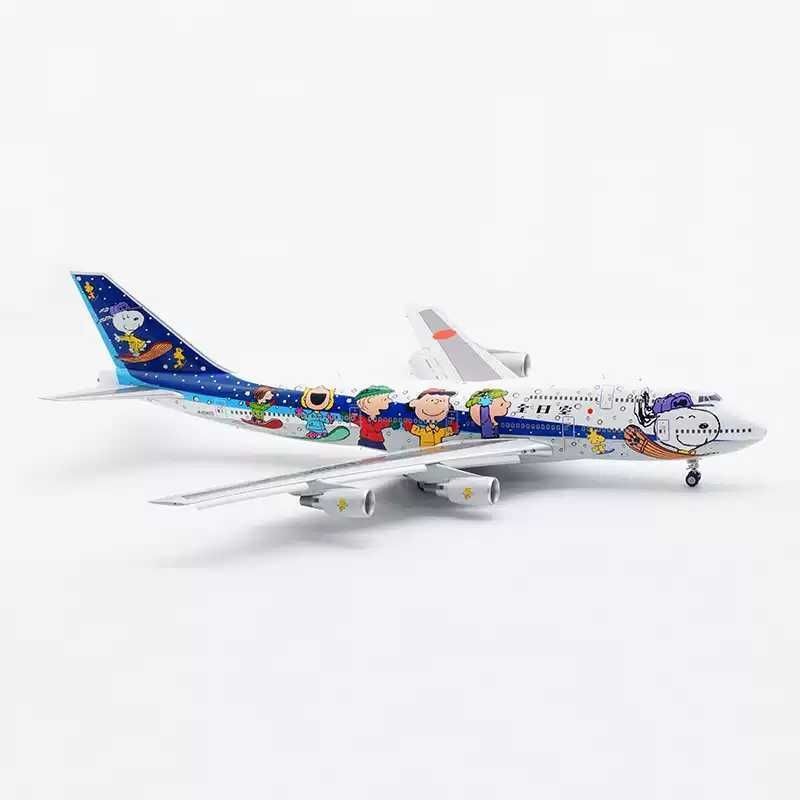 SQ Wings 1/200 全日空Boeing 747-400D JA8965 史努比彩繪機金屬飛機