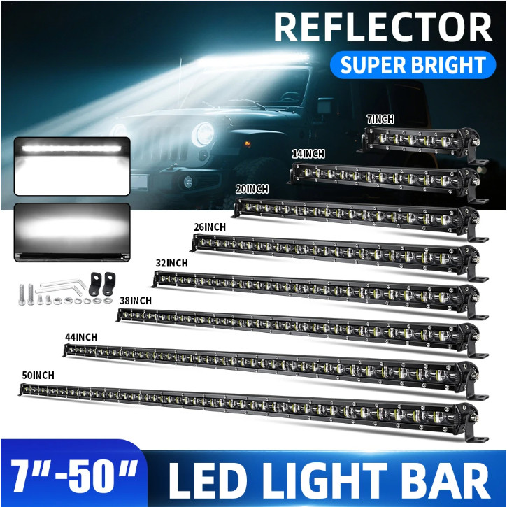 久光6D反光板LED燈條7寸30W 14寸60W 20寸 90W 26寸 120W 32寸 150W LED燈單排射燈組 | 蝦皮購物