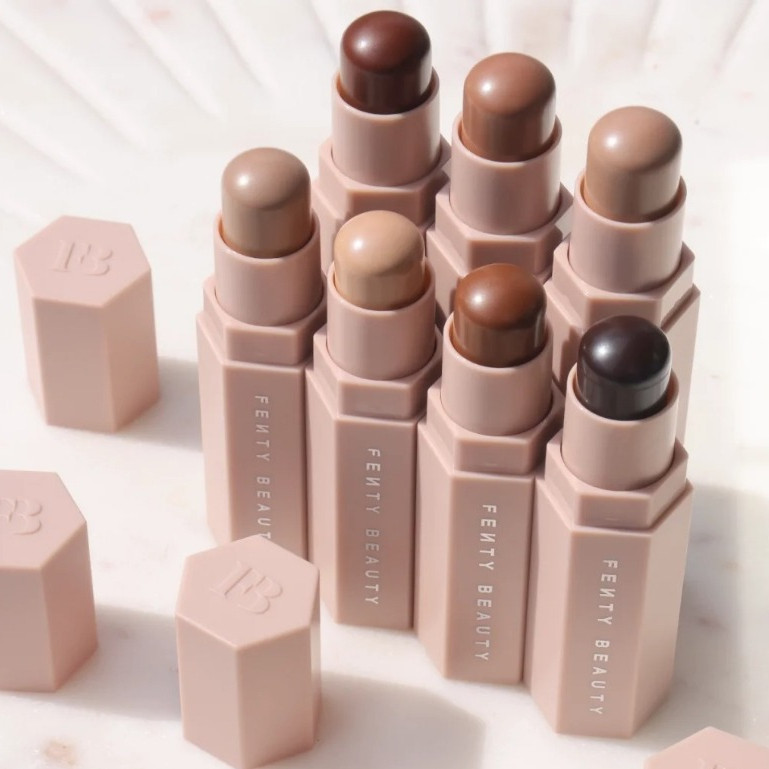 現貨 送手提袋 Fenty Beauty Skinstick 蕾哈娜 修容棒 打亮 多功能 塑顏棒 amber | 蝦皮購物