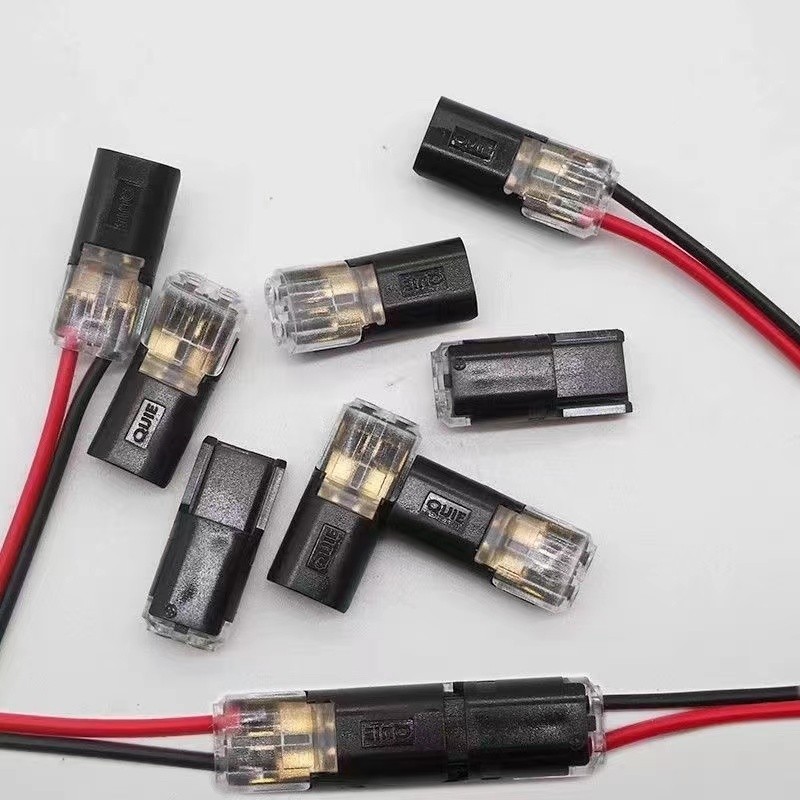 Quick connect terminal connector免焊線免剝皮快速接線端子D2互插型LED連接器帶鎖2P電 | 蝦皮購物