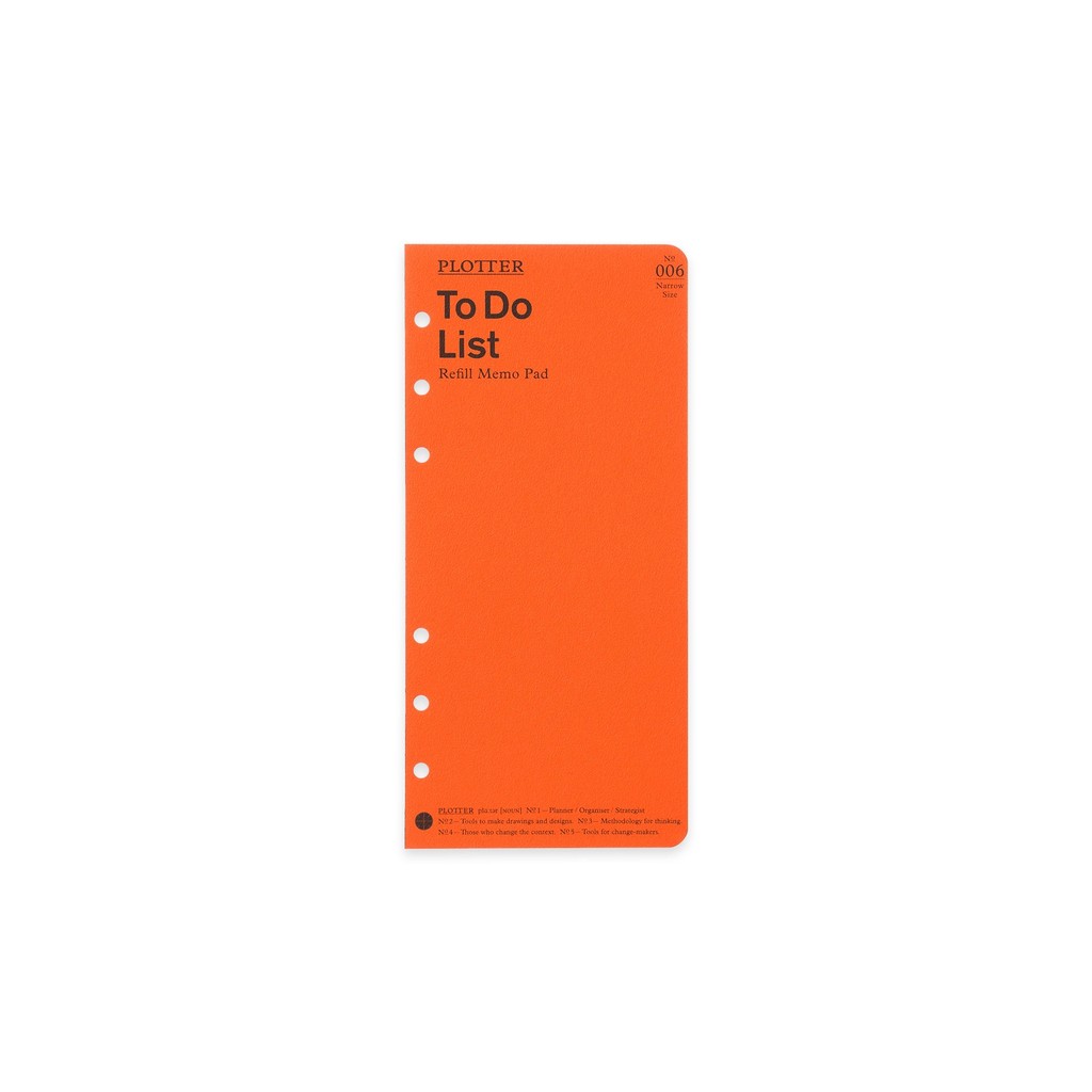 Narrow Size PLOTTER/Planner To-Do List Memo Pad System Plann | 蝦皮購物