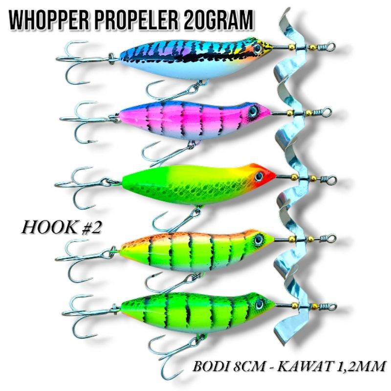 Whper PROPELER 重量 20 克誘餌填充托曼鑄造誘餌 | 蝦皮購物