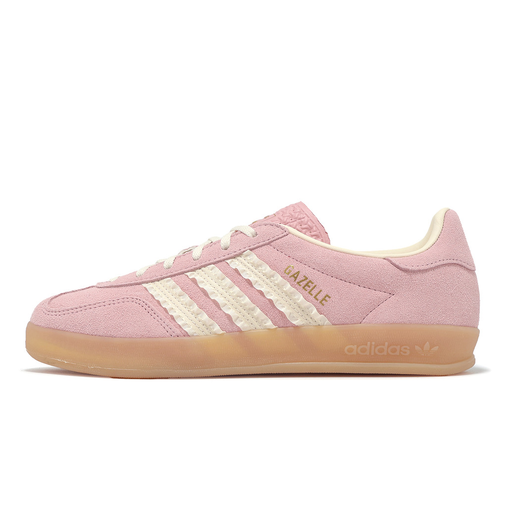 adidas 休閒鞋 Gazelle Indoor W 女鞋 粉紅 麂皮 膠底 德訓鞋 愛迪達 [ACS] JS1413 | 蝦皮購物