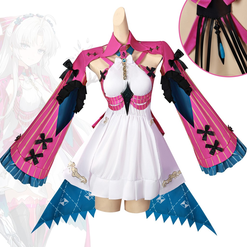 Game Wuthering Waves Carlotta Montelli Cosplay Shoes