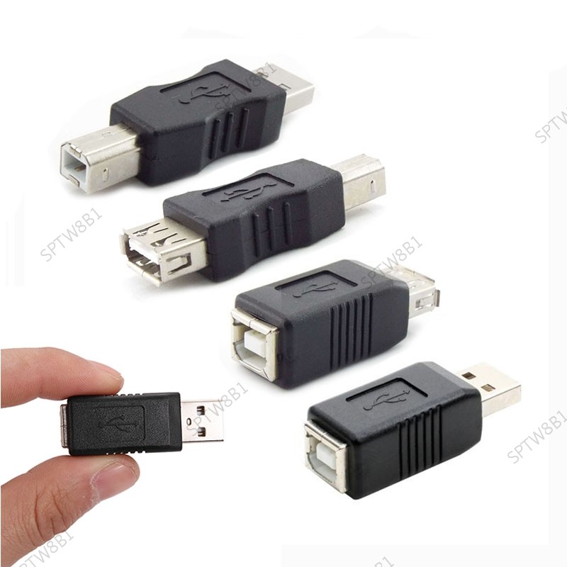 Usb 2.0 母頭到 USB A 型 B 型公頭到公頭母頭到公頭適配器電子轉換器連接器 USB 打印機適配器 TW8B | 蝦皮購物