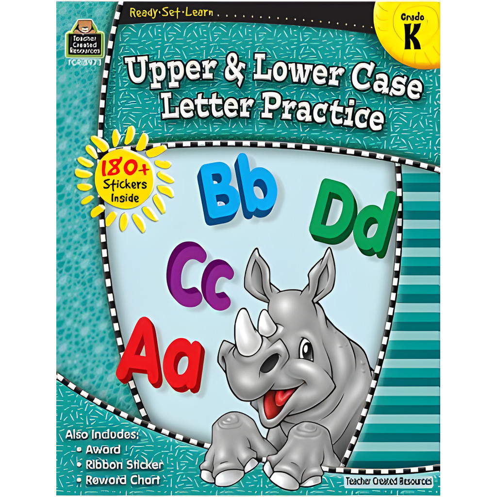 Upper & Lower Case Letter Practice, Grade K/Ina Massler Levin Ready Set ...