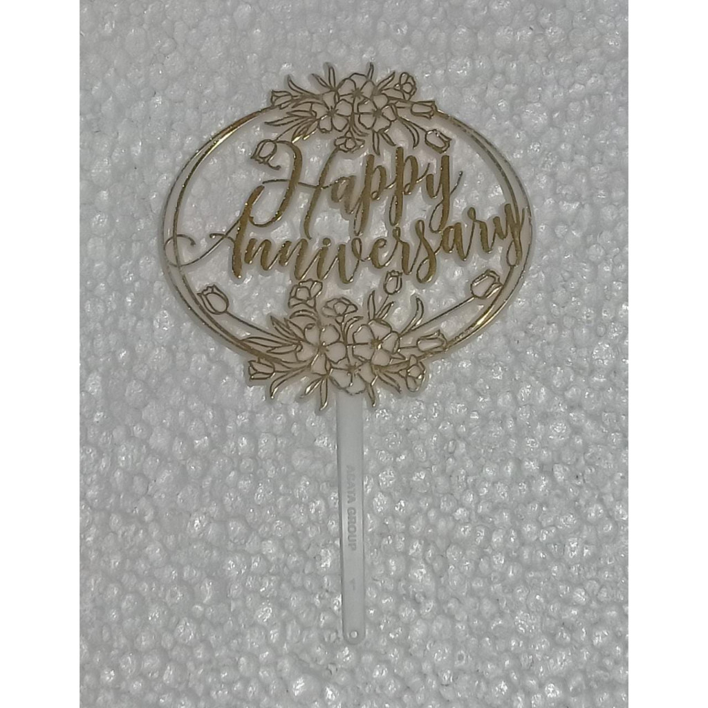 KA CAKE TOPPER JUMBO 週年快樂蛋糕裝飾 KTI295A 全新 | 蝦皮購物