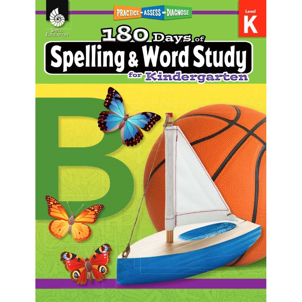 180 Days of Spelling and Word Study for Kindergarten/Shireen Rhoades