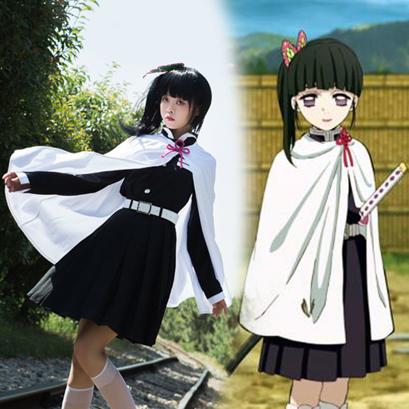 鬼滅之刃栗花落香奈乎Cos 鬼殺隊服和風隊服cosplay 披風零鬼滅之刃栗子花落香娜娜Cos yuxiangmo3.m | 蝦皮購物