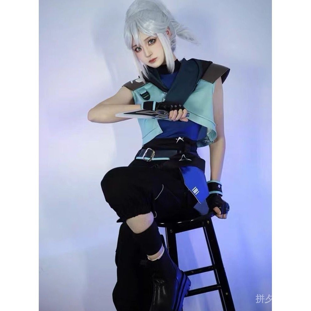 Valorant瓦羅蘭特/無畏契約cos 婕提Jett女性cos遊戲服裝全套捷風 | 蝦皮購物
