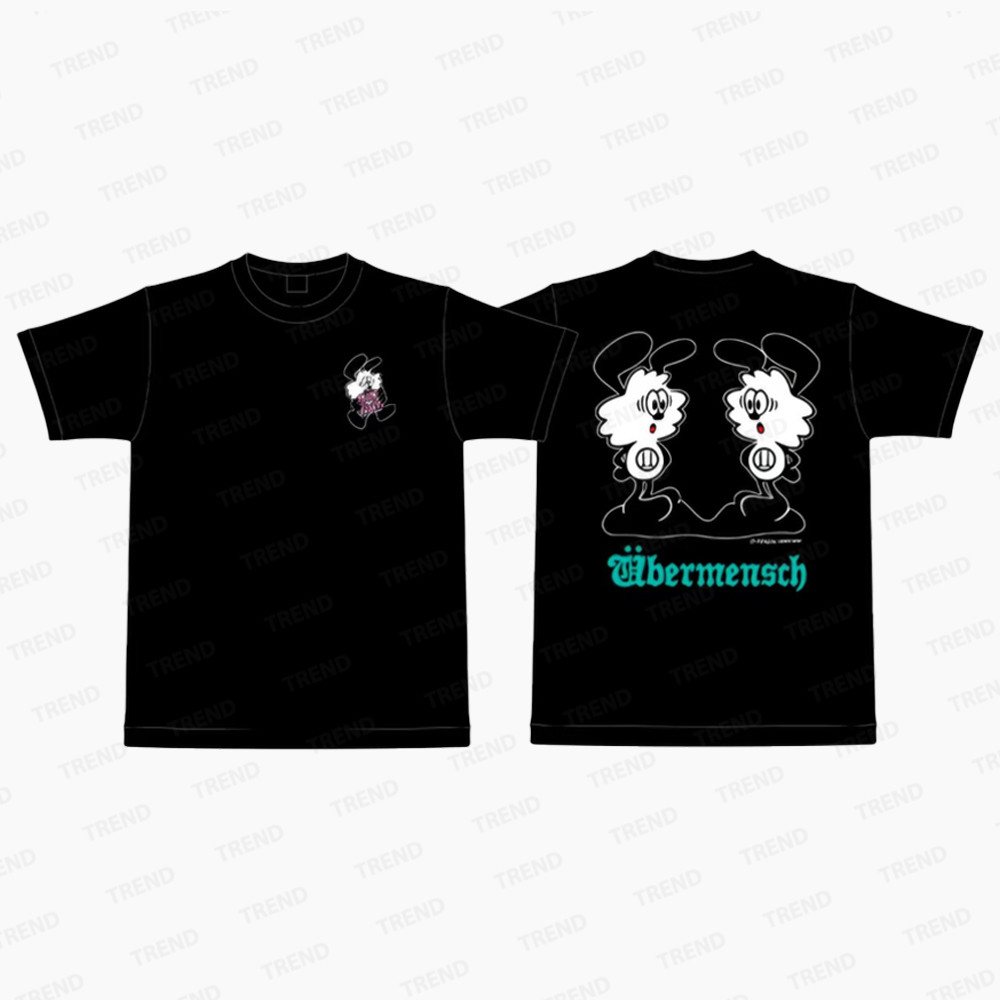 VERDY X G-DRAGON ÜBERMENSCH FAM MERCH 棉質T 恤中性複古時尚