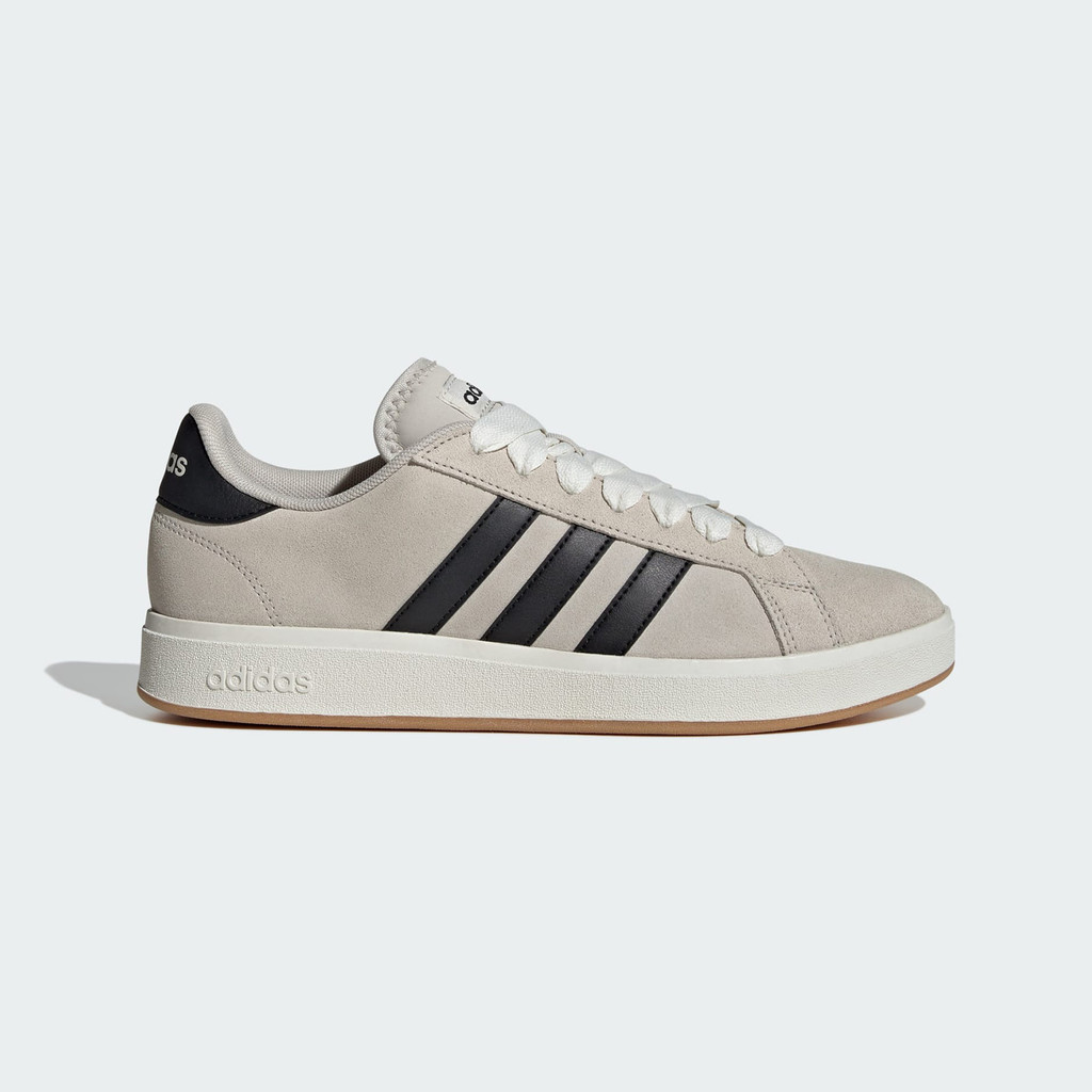 adidas 休閒鞋 Grand Court Base 00s 男鞋 女鞋 米灰 麂皮 愛迪達 [ACS] JR5544 | 蝦皮購物