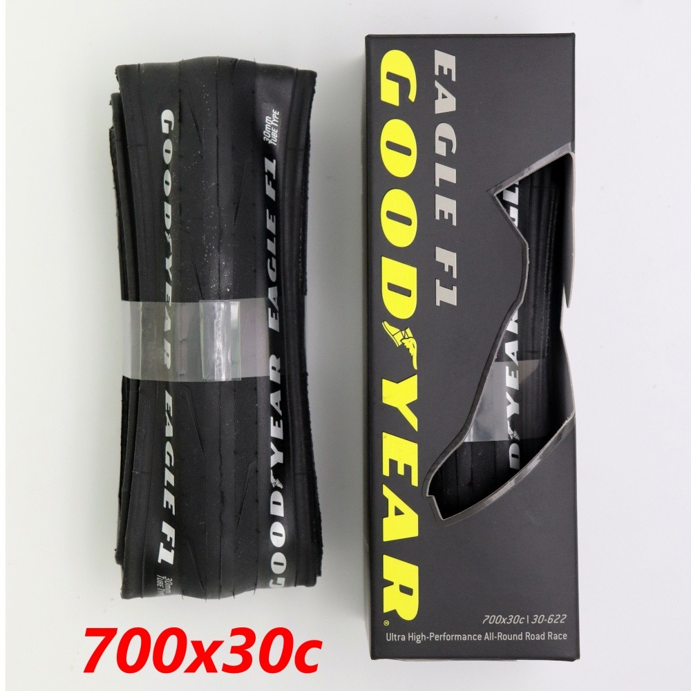 GoodYear Eagle F1 700x30c 公路自行車內胎可折疊開口胎30-622c 黑色