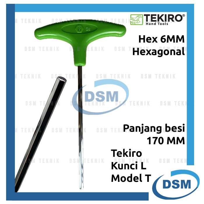 TEKIRO T型鑰匙六角6MM 6MM T6 TS-1195 | 蝦皮購物