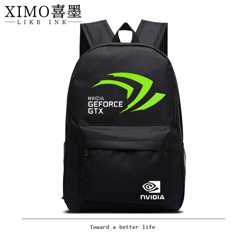 英偉達nvidia inter英特爾遊戲隊顯卡周邊後背包 男女戶外運動背包 電腦包 學生書包 | 蝦皮購物