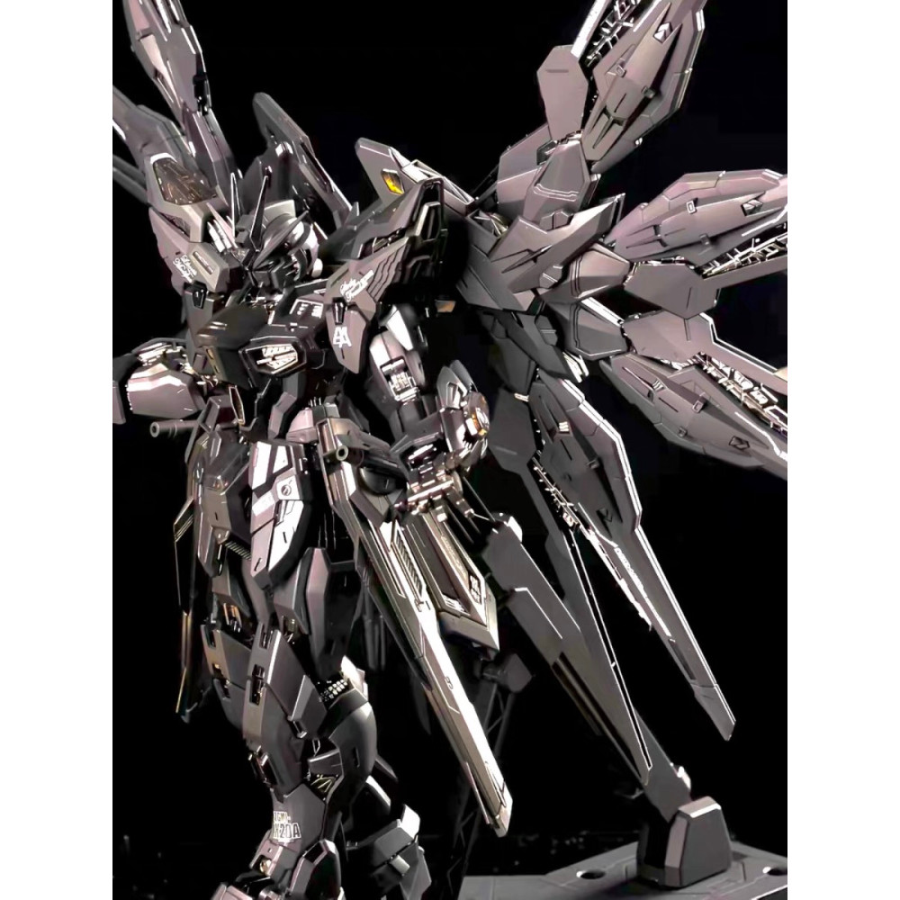 長龍MGEX黑強襲午夜自由配色高達模型1/100 修複版拚裝機甲可動手| 蝦皮購物
