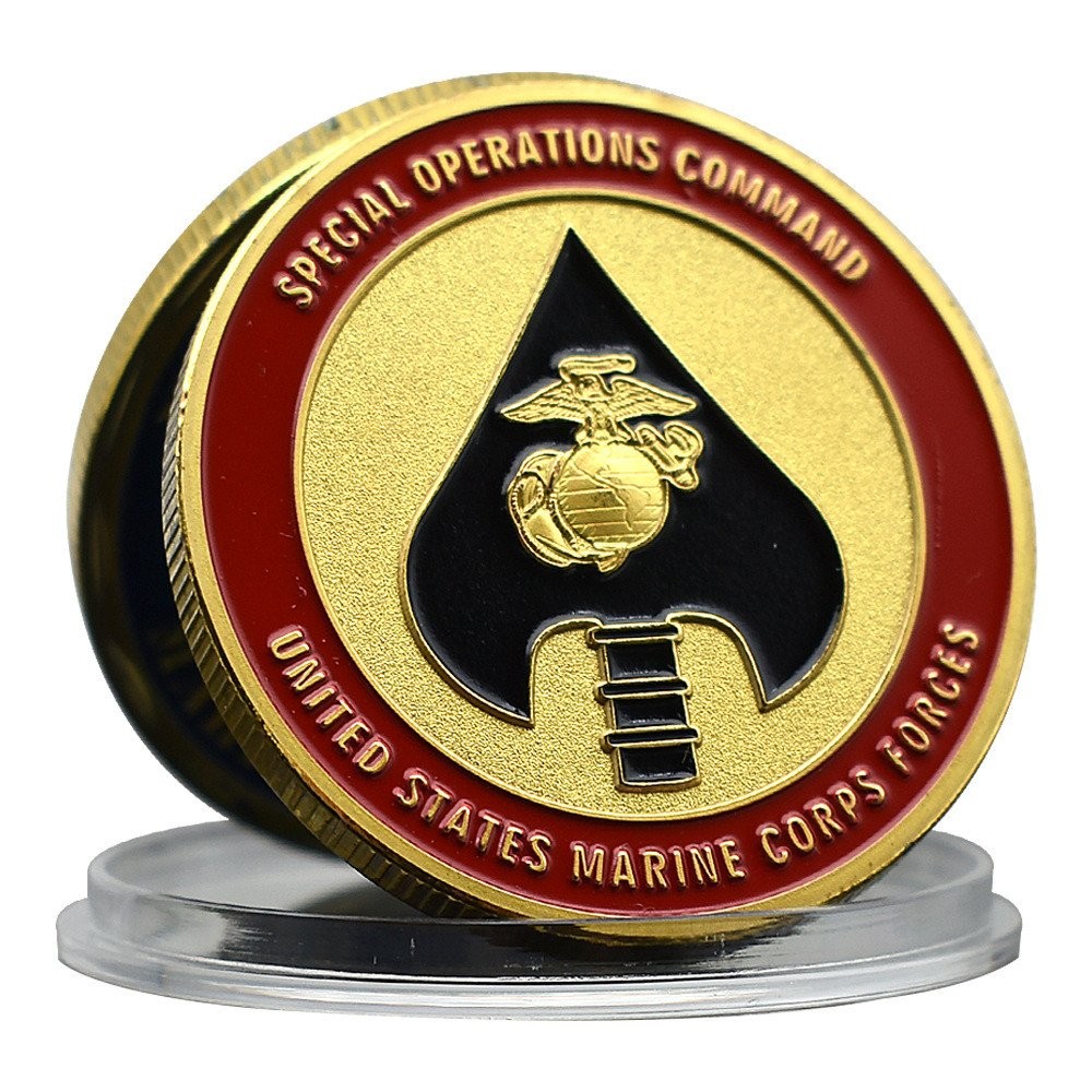 現貨 熱賣 海軍陸戰隊 特種作戰 司令部 挑戰硬幣 收藏品 榮譽徽章 紀念奬章 | 蝦皮購物