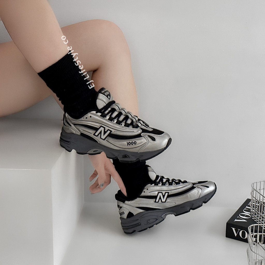 -EJ- NEW BALANCE M1000 NB 復古銀黑 灰 …