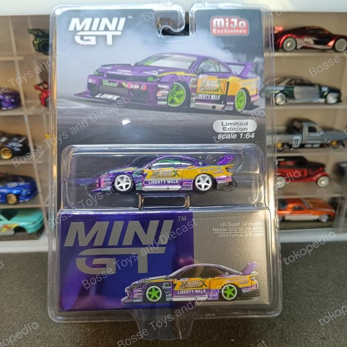 NISSAN Mini GT CHASE 576 LB 超級剪影日產 Silvia S15 555 紫色 FD | 蝦皮購物