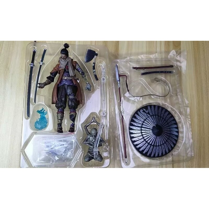 跨境新品 隻狼豪華港版 暗影雙死隻狼 DX版影逝二度隻狼 關節可動 DX版影逝二度隻狼只狼 隻狼只狼多配件關節可動公仔 | 蝦皮購物