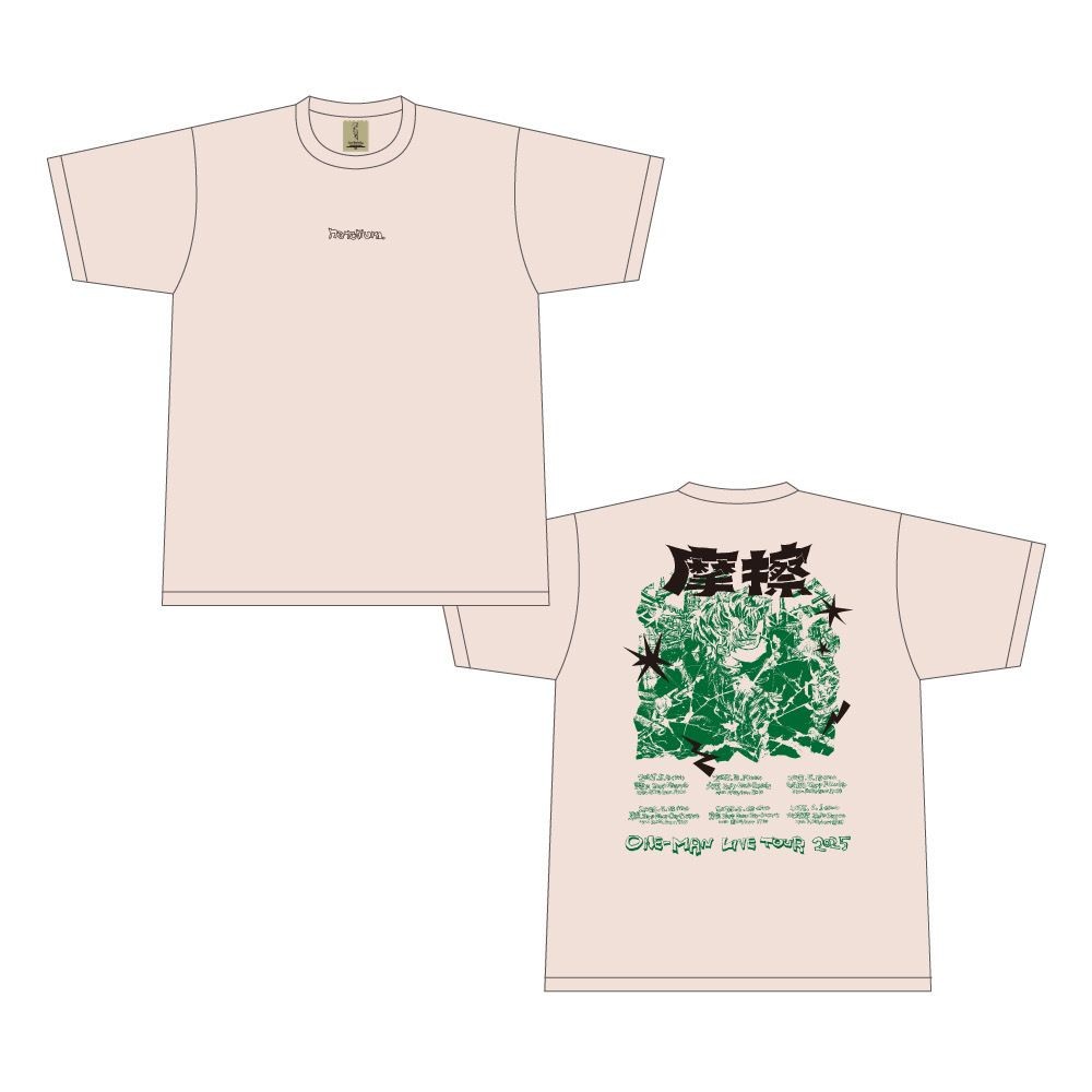 現貨⋆ natori なとり摩擦演唱會周邊T恤米色Tour S/STee | 蝦皮購物