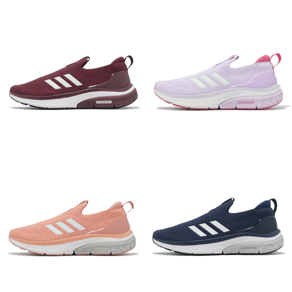 adidas 健走鞋 Cloudfoam Walk 女鞋 任選 針織 套入式 緩衝 休閒 愛迪達 [ACS] | 蝦皮購物
