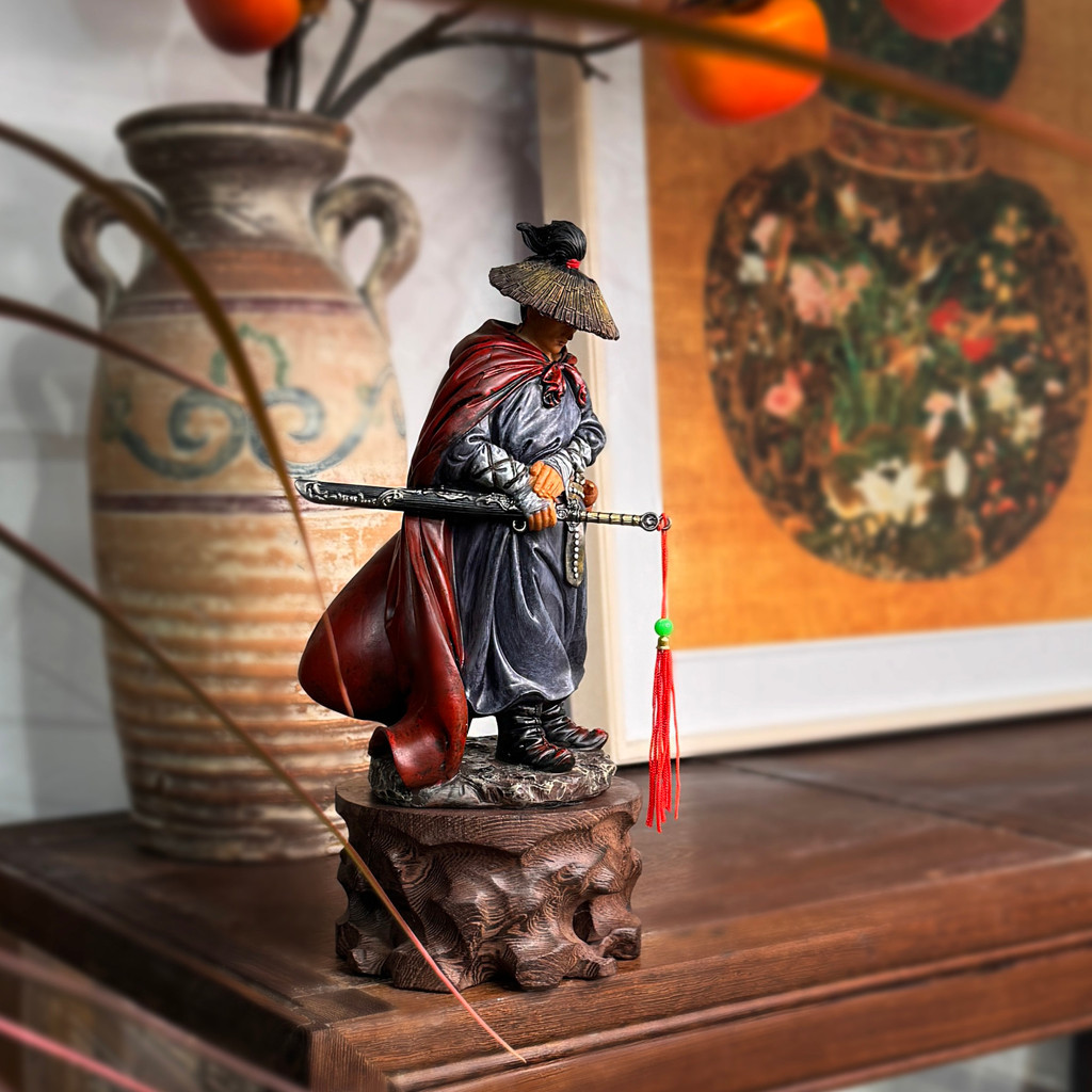江湖故人古代俠客擺件樹脂微縮人物模型俠客劍客手辦公仔生日禮物 | 蝦皮購物