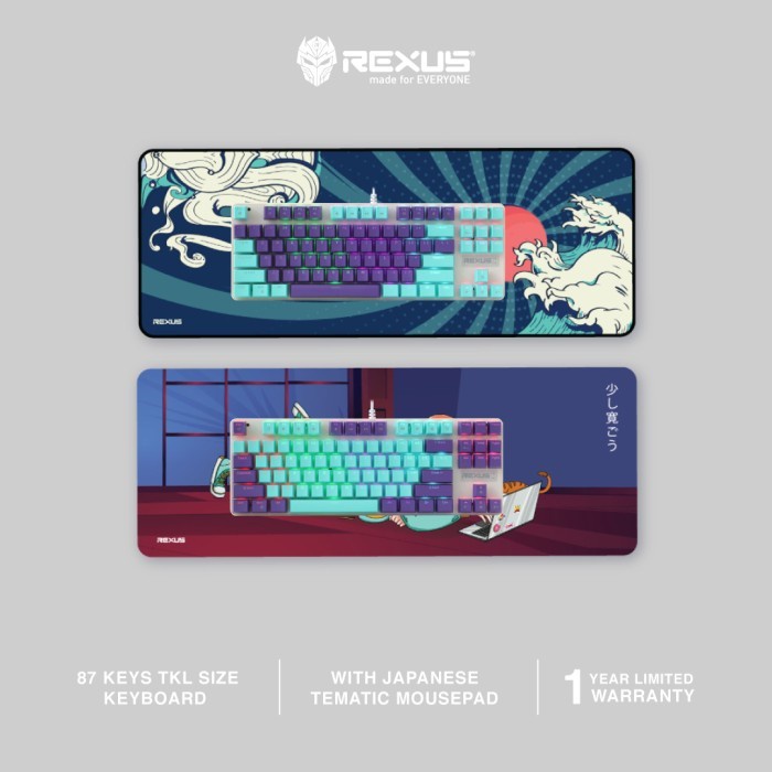 Rexus AYAKA TKL RX KG3 KG4 系列鼠標墊鍵盤 | 蝦皮購物