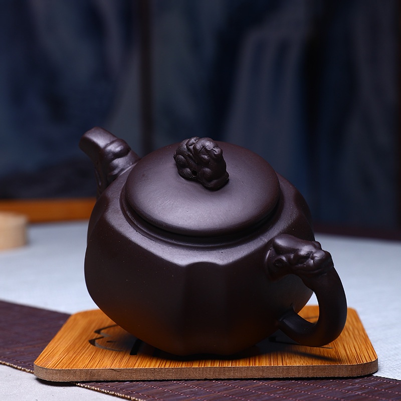 楽天市場】四方龍鳳壺 460ml 中国茶器 紫砂風茶壺 急須 : 天香茶行