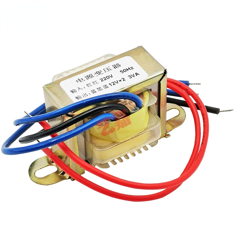 【量大價優】雙電源AC12V變壓器3W隔離穩壓變壓器AC220V轉雙12V功放音響箱電源 | 蝦皮購物